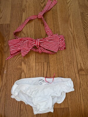 pita pata diva Bikini Set Lettuce New Nwt Stripe Xs Burlesque