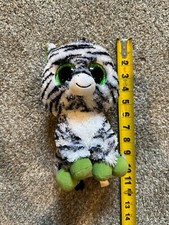 ZIG-ZAG Zebra 7" Beanie Baby TY Beanie Boos 2014 - No Hanging Tag