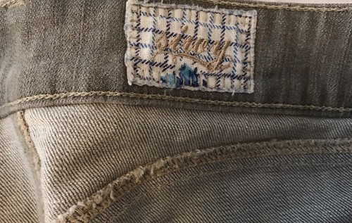 Nuevo Pantalones Cortos Sivy Camilla Para Mujer Gris Denim Jean Dobladillo Crudo Talla 28 $218 N 27 - Imagen 5 de 7
