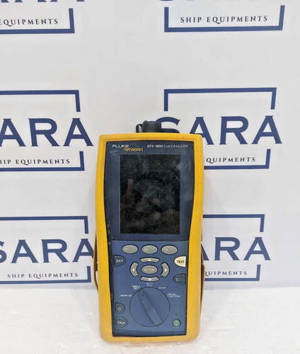 FLUKE NETWORKS DTX-1800 CABLE ANALYZER WITH DTX-MFM2 MODULE FREE SHIPPING - Picture 8 of 9