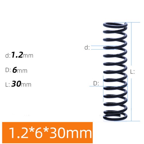 Druckfeder Stahl 1,2 mm Drahtdurchmesser 6 mm - 20 mm Außendurchmesser kleine Druckfedern - Bild 100 von 139