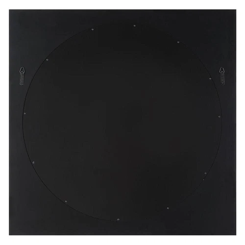 Uttermost Cyprus 40" Square Contemporary MDF Wood and PU Mirror in White/Gold - Picture 4 of 9