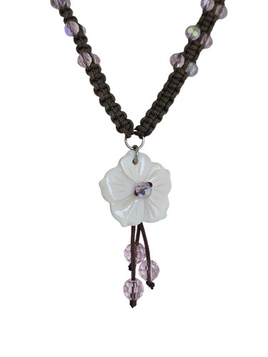 Cookie Lee Geflochtene Kordel und Glasperlen Halskette & Armband Set - Bild 4 von 8