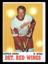 1970-71 TOPPS NHL #29 Gordie Howe HOF MR HOCKEY EX-NM DETROIT RED WINGS Card