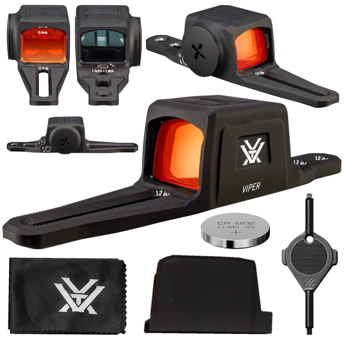 Vortex Optics Viper SG Enclosed Micro Red Dot Sights - 3 MOA Red