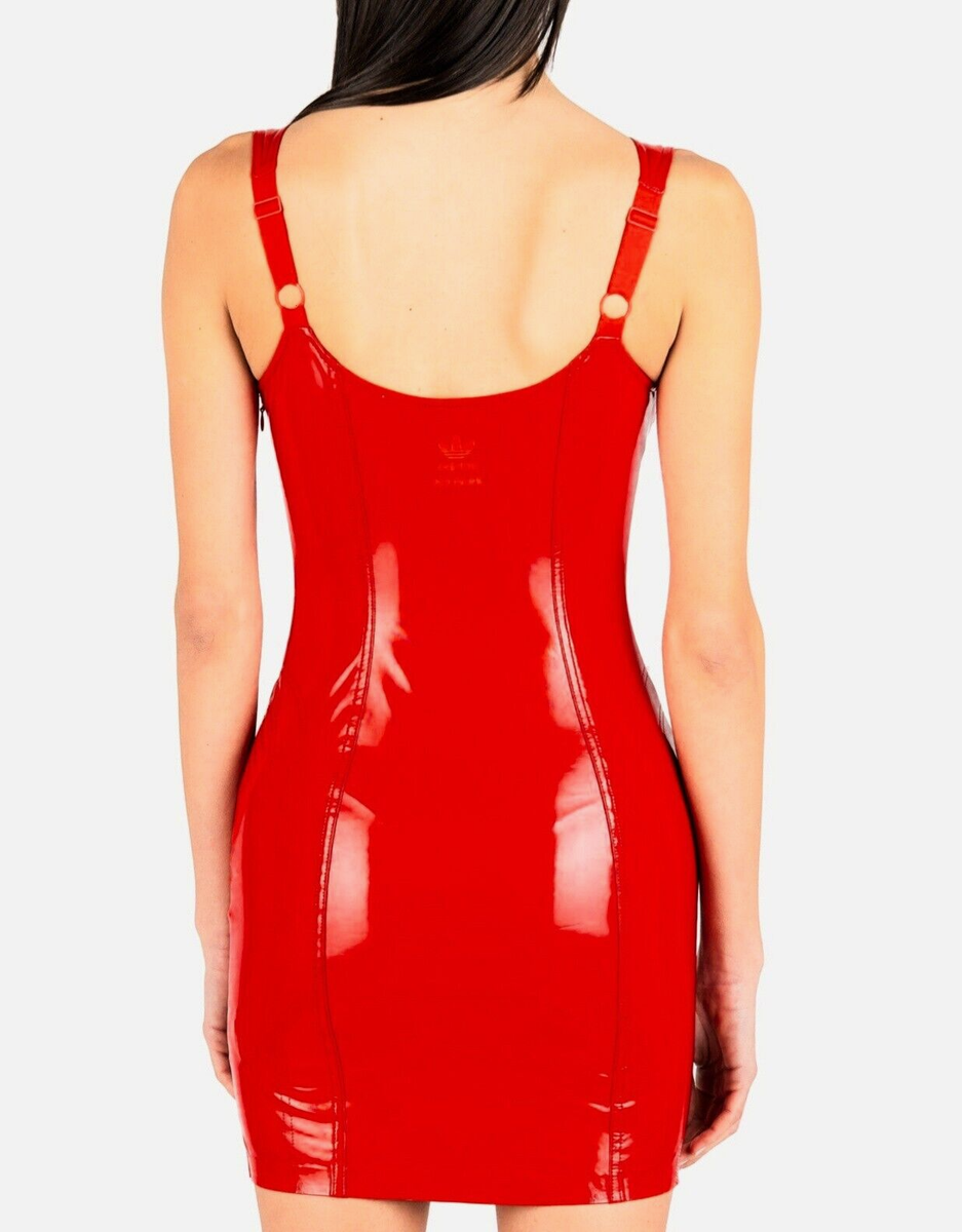 ivy park red latex dress Womens Bodysuit Latex Suit Ivy Park Latex Body Ivy Park, Ivy Heart Red Latex Dress, Size