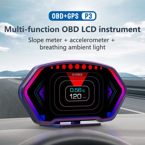 HUD Head Up Display Digital Car GPS Speedometer Multifunction Auto Accessories - Picture 4 of 16