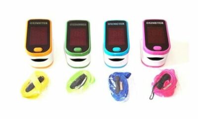 FINGER SAUERSTOFFMESSGERÄT PULSOXIMETER OXIMETER SÄTTIGUNGSMESSGERÄT MEDIZIN