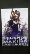 2018 Topps Legends in the Making Series 2 #LITM-9 Charlie Blackmon Rockies