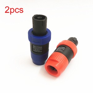 20Pcs High Quality Speakon 4 Pin Male Plug Compatible Audio Cable Connector New