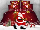 Two Snowman Santa 3D Printing Duvet Quilt Doona Covers Pillow Case Bedding Sets