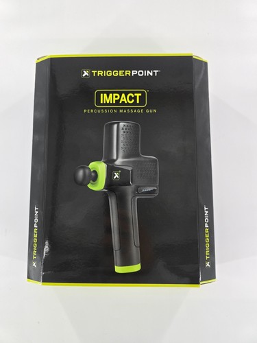 Trigger Point Impact Percussion Massagepistole Massagegerät 4 Geschwindigkeiten Wiederaufladbar Neu im Karton