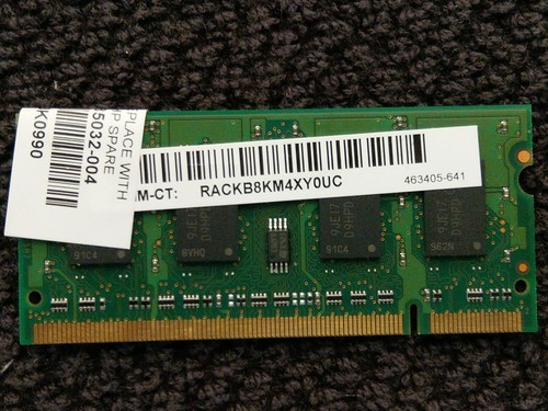 Micron 1GB PC2-6400S-666-12-A0 Laptop RAM (MT8HTF12864HDY-800E1) Memory Stick - Picture 2 of 2