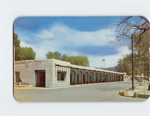 Postcard Palace of the Governor's Santa Fe New Mexico USA