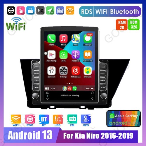 Android 13 For Kia Niro 2016-2019 Car GPS Radio Stereo Navi Video Carplay Wifi - Bild 1 von 23