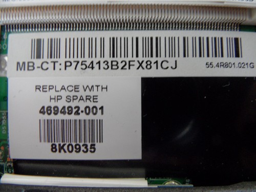 HP Compaq 2710P 4 Parts Post Bios 160 GB HD 488587-001 Wiped 469492-001 * - Picture 12 of 12
