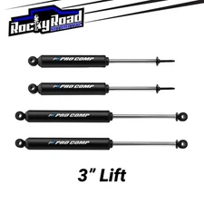 Pro Comp Pro-X Shocks (Set of 4) for 84-01 Jeep Cherokee XJ w/ 3” Lift