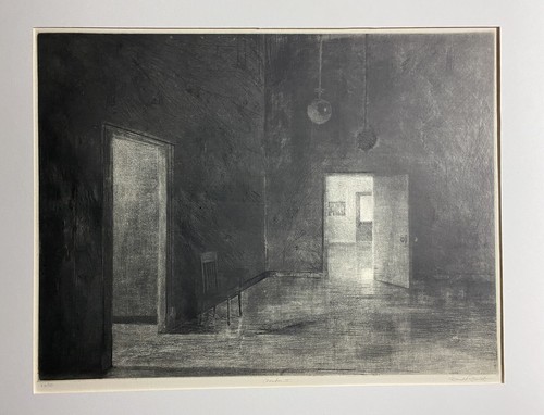 Limited Edition Mezzotints Print Titled Chamber III By Donald Furst - Bild 2 von 12