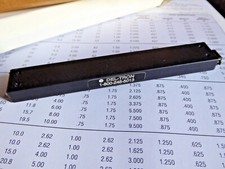 NOS New Del-Tron E-5B Linear Ball Slide Table 5" X 3/4" - 4" Travel