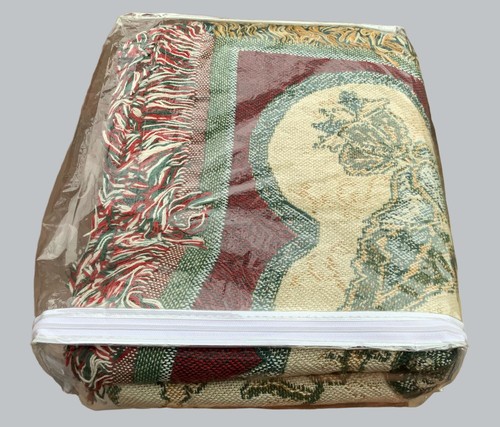 WAVERLY FIELDCREST KOMPLETT BAUMWOLLE DREIFACH GEWEBT ÜBERWURF PANDORA MUSTER NEU 46 X 68 - Bild 2 von 10