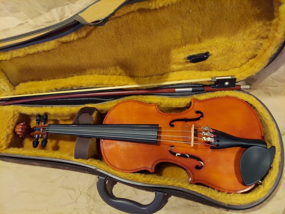 Kyoto Suzuki 110 size 1/4 violin, Korea 1992, case&bow, Very Good Condition