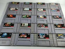 Nintendo SNES Games Cartridge Only U Pick Choose Fun Rare Action Shooter Family