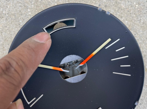 FORD THUNDERBIRD SPEEDOMETER CLUSTER GUAGES FUEL TEMPERATURE TEMP 1961-1963 OEM - Foto 6 di 12