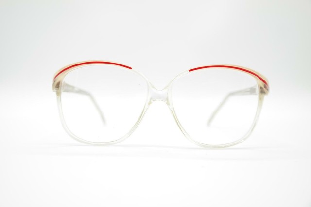 Vintage Opdo 2041/1 Transparent Red Oval Glasses Frames Eyeglasses NOS Vintage Opdo 2041/1 Transparent Red Oval Glasses Frames Eyeglasses NOS