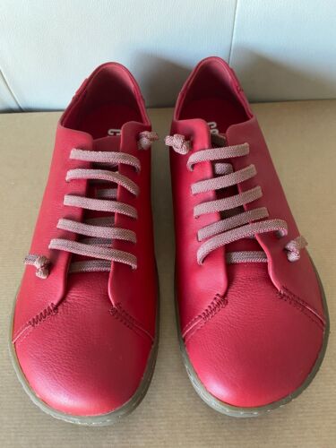 Camper Peu Cami Leather Low Top Damen Sneaker Gr. EU 40 US 9 - Rot - Bild 3 von 11