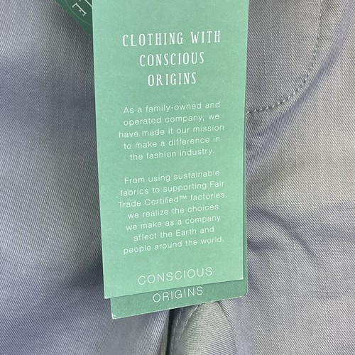 Aventura Bio Baumwolle Hose Damen Größe 2 Flieder Grau Stretch Neu Mit Etikett Crop - Bild 5 von 10