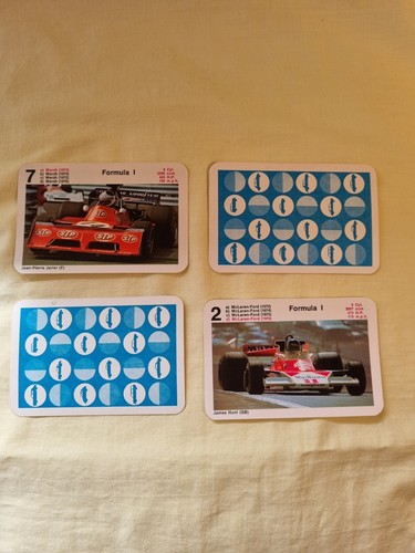 Vintage Formula 1 Playing Cards card game SUPER TRUMPS Piatnik full set RARE - Picture 4 of 4