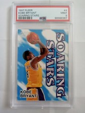 1997 Fleer Soaring Stars Kobe Bryant #4 Graded 9