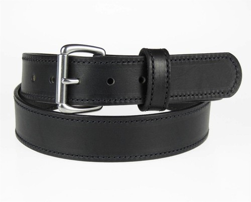 1 1/2"_HEAVY DUTY LEATHER WORK BELT_CCW GUN HOLSTER BELT_Amish Handmade_50WS-ST - Picture 2 of 7