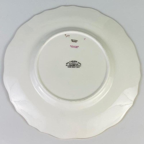 4 Antique c1905 Cauldon Floral Plates Chicago Pattern #T1624 Gold Gilt - Picture 17 of 20