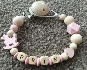 ❤️ Personalised Wooden Dummy Clip