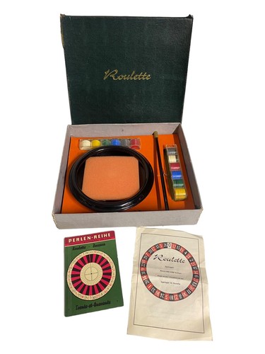 Roulette Spiel Casino Glücksspiel Vintage - Bild 4 von 6