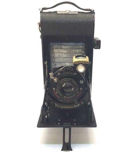 VOIGTLANDER *RARE* 1929 Folding Roll Film Camera BESSA C- Lens: Voigtar 1:7.7 - Picture 2 of 12