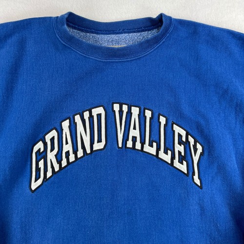 VTG Steve and Barry's Grand Valley GVSU Reverse Weave Crewneck Sweatshirt Large - Picture 2 of 7