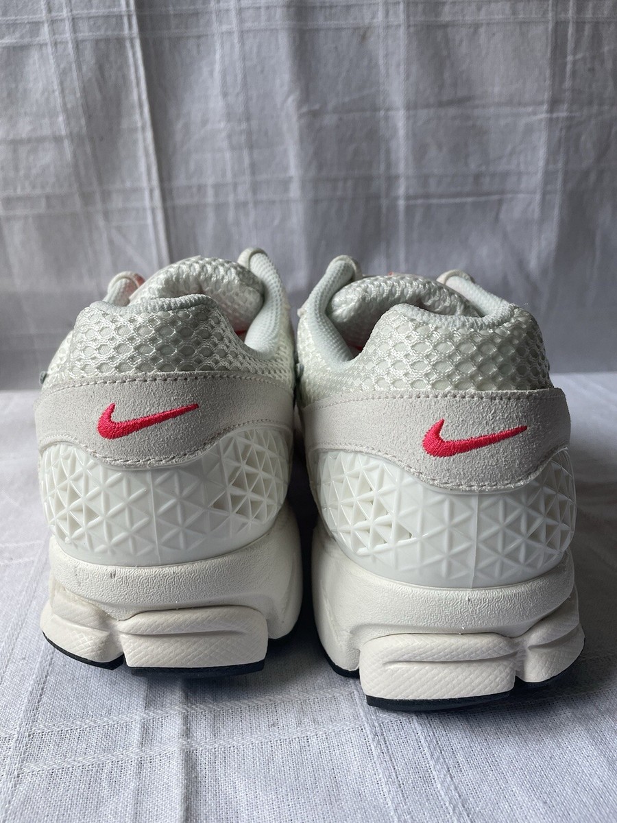 Nike Zoom Vomero 5 Sail White Red Sneakers Womens Size 11.5