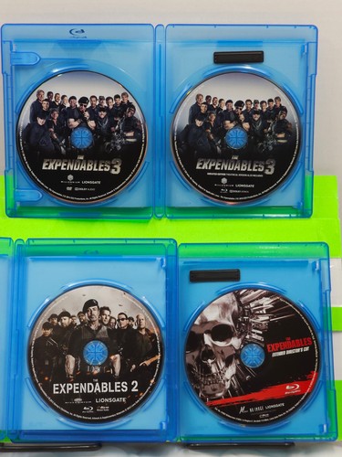 THE EXPENDABLES TRILOGY 1-3 SYLVESTER STALLONE JASON STATHAM 1 2 & 3 BLU RAY - Picture 3 of 3