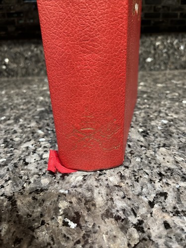 The Holy Bible Hawthorn Books 1966 Red Hardcover Pope John XXIII - Picture 5 of 17