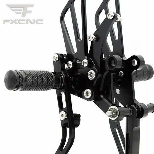 CNC Front Adjustable Footpeg Rearsets For BJ600 TNT600 BJ600GS BN600 10-12 Black - Picture 12 of 12