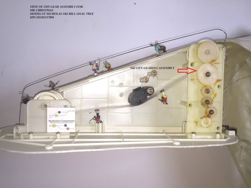 MR CHRISTMAS -ST NICHOLAS SKI HILL-SISAL TREE :REPLACEMENT PARTS- BELT - Picture 4 of 5