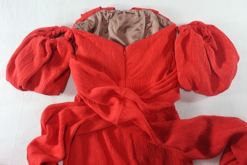 JOHANNA ORTIZ - NEW $1,450 RED "ONE LOVE" MIDI DRESS (REMOVABLE SLEEVES!!) 0 - Picture 21 of 23