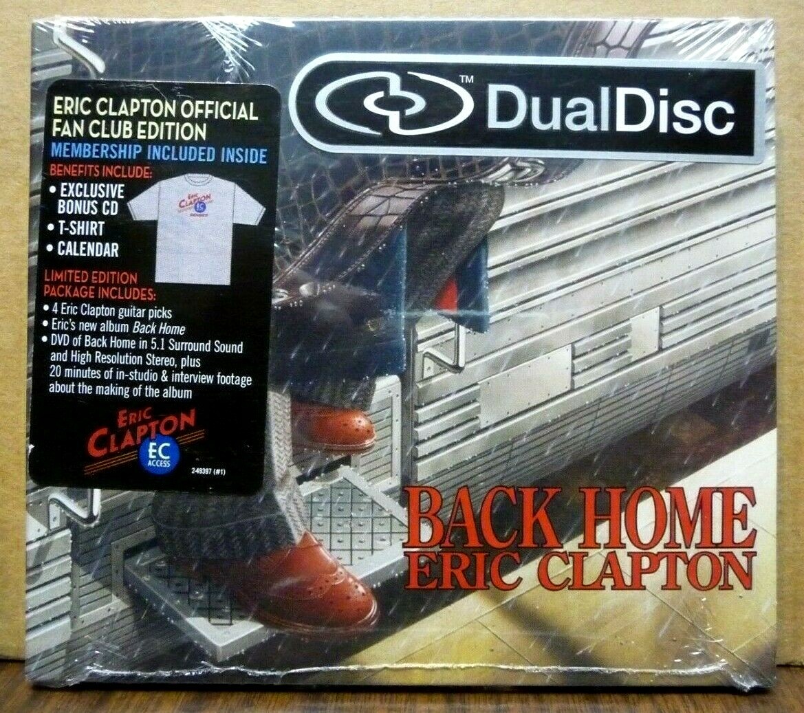 Eric Clapton Back Home Dualdisc Cd Limited Edition With Guitar Picks New Sealed Ebay Eric Clapton Back Home Dualdisc Cd Limited Edition With Guitar Picks New Sealed Ebay