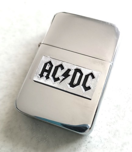BRIQUET à essence - AC/DC - métal silver - Picture 4 of 6