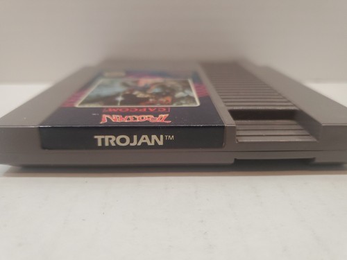 Nintendo NES Trojan Tested & Working Authentic 1987 Official 5 Screw Cartridge - Picture 6 of 8