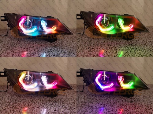 For BMW E63 E64 630i 645Ci 650i M6 Concept M4 Iconic Style RGB LED Angel Eyes - Picture 19 of 24