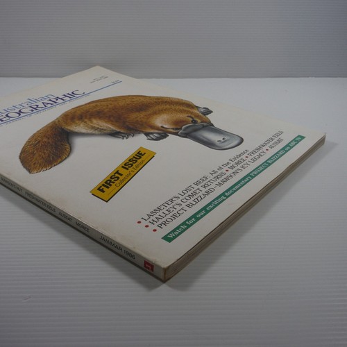 Australian Geographic vol 1 no 1 revista PB Carta y certificado inc - Imagen 13 de 17