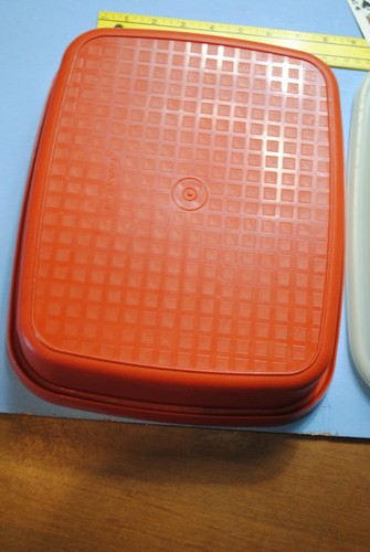 Vintage Tupperware Meat Marinade Container Season N Serve Paprika Red #1294 - Picture 6 of 7